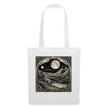 Wolf / Pack / Forest / Wild / Wildlife / Howl - Tote Bag - white - Front