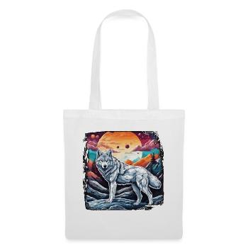 Wolf / Pack / Forest / Wild / Wildlife / Howl - Tote Bag - white - Front