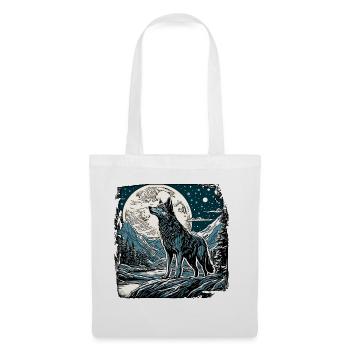 Wolf / Pack / Forest / Wild / Wildlife / Howl - Tote Bag - white - Front