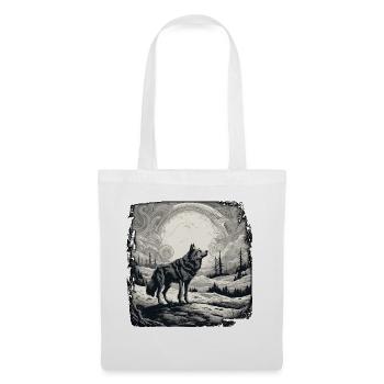Wolf / Pack / Forest / Wild / Wildlife / Howl - Tote Bag - white - Front