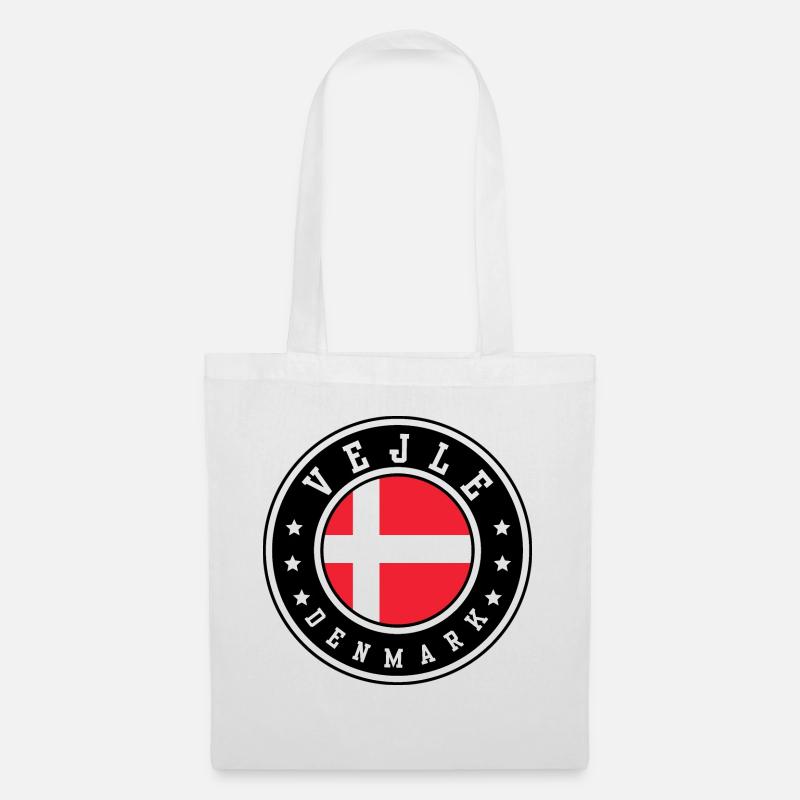 Vejle Dänemark - Stoffbeutel - Weiß