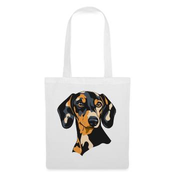 Dachshund - Tote Bag - white - Front