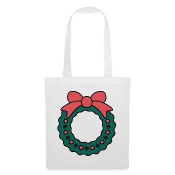 Wreath for Christmas - Tote Bag - white - Front
