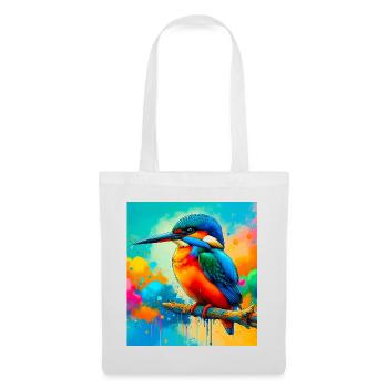 Eisvogel - Stoffbeutel - Weiß - Vorne