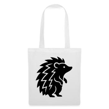 hedgehog - Tote Bag - white - Front