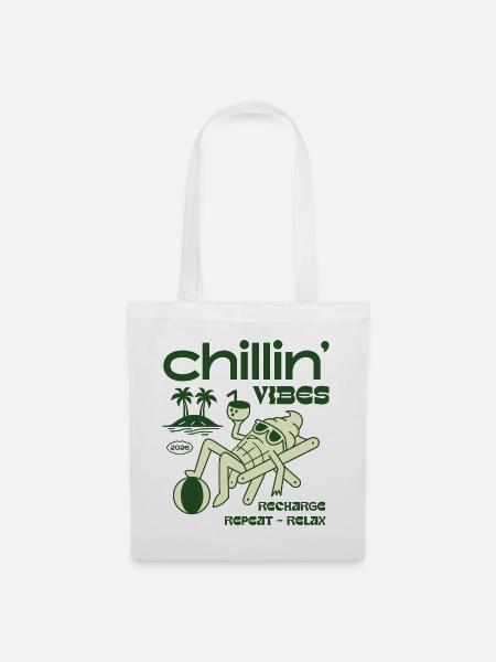 Chillin' Vibes Island Break - Tote Bag - white