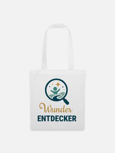 Wunder Entdecker - Stoffbeutel - Weiß