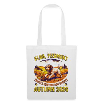 Autumn Truffle Hunting Dog Society Alba Piedmont - Stoffbeutel - Weiß - Vorne