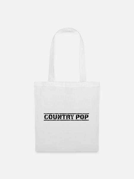 Country Pop - Stoffbeutel - Weiß