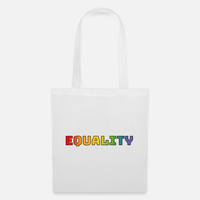 Rainbow equality 1 - Tote Bag - white