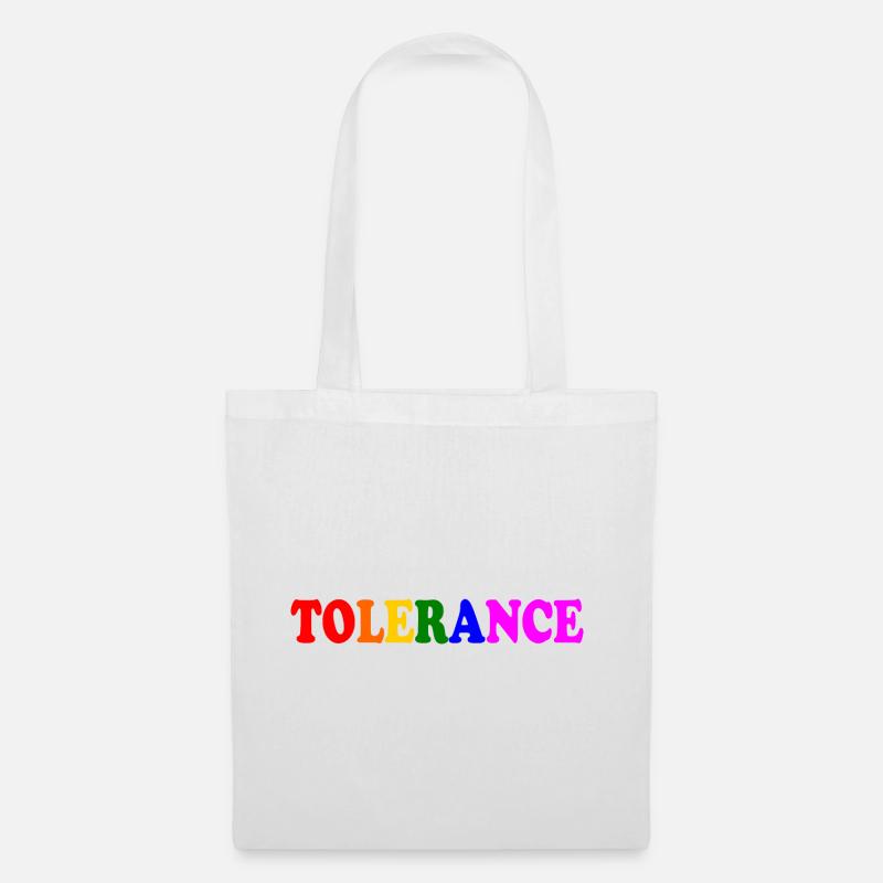 Tolerance - Stoffbeutel - Weiß