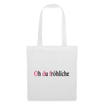 weihnachten - Stoffbeutel - Weiß - Vorne