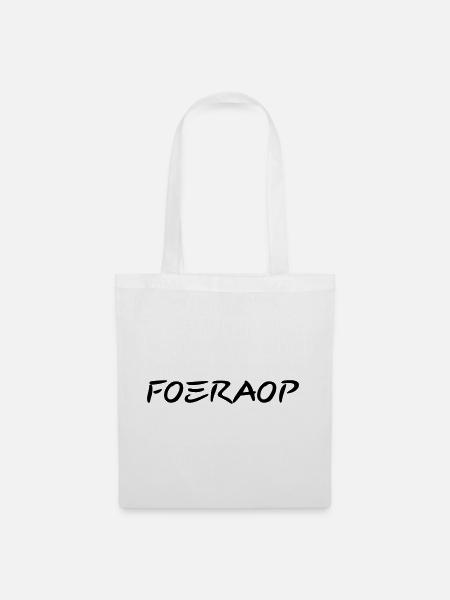 Foeraop - Antwerp dialect - Tote Bag - white