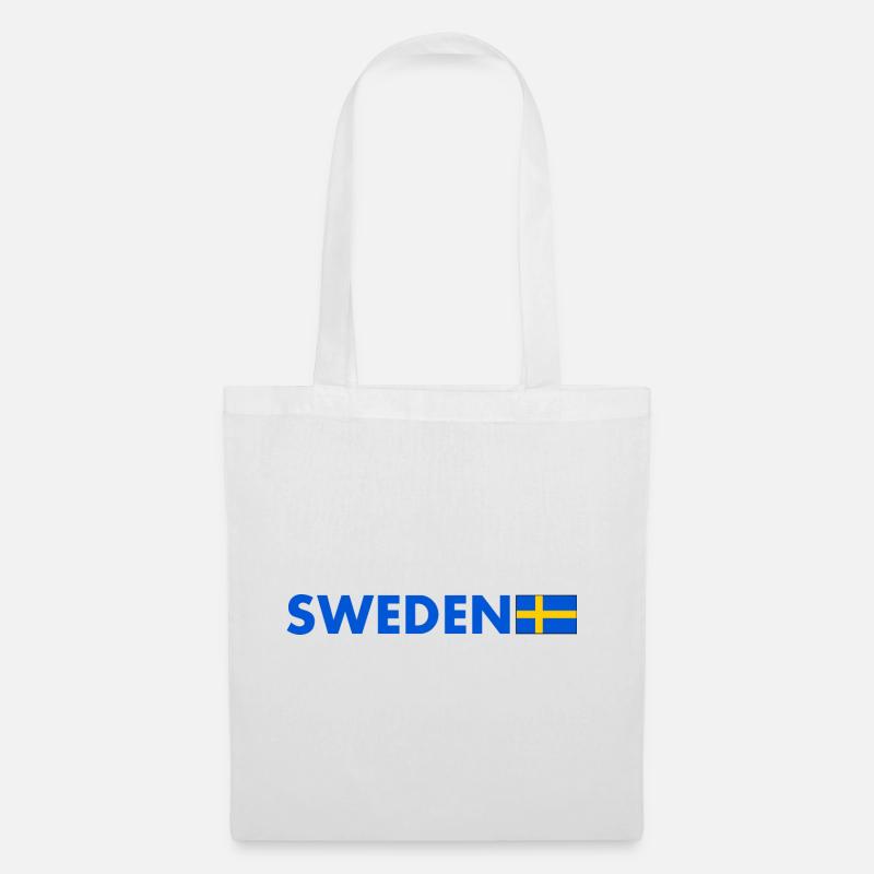 Schweden - Stoffbeutel - Weiß