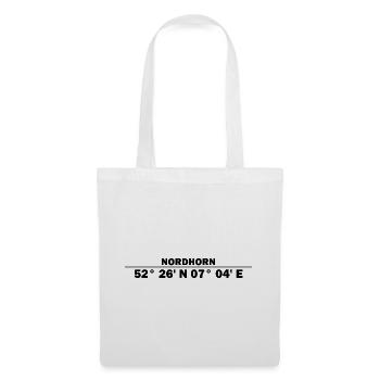 Nordhorn coordinates - Tote Bag - white - Front