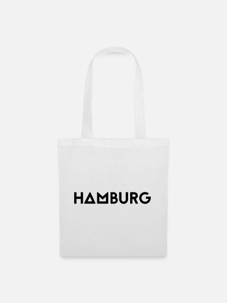 HAMBURG - Stoffbeutel - Weiß