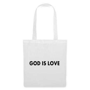 God is love - Stoffbeutel - Weiß - Vorne
