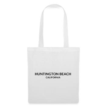 Huntington Beach, Californie, États-Unis - Sac en tissu - blanc - Devant