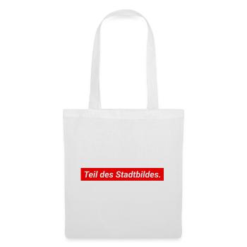 Part of the cityscape Democracy Merz statement - Tote Bag - white - Front