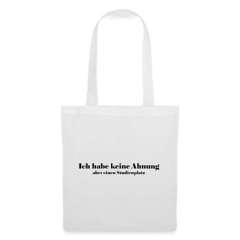 Study place - Tote Bag - white - Front