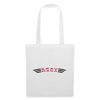 KRAVMAGA curved - Tote Bag - white - Front