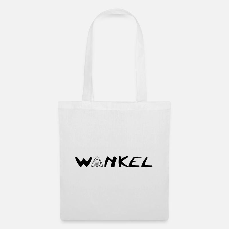 Wankel Schriftzug - Stoffbeutel - Weiß