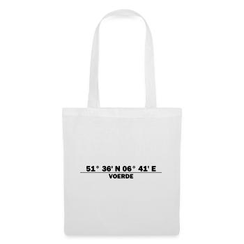 Voerde coordinates - Tote Bag - white - Front