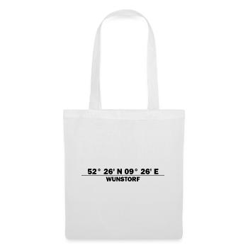 Coordonnées Wunstorf - Sac en tissu - blanc - Devant