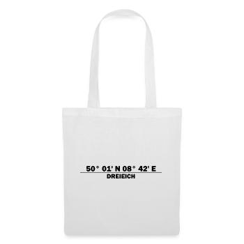 Dreieich coordinates - Tote Bag - white - Front