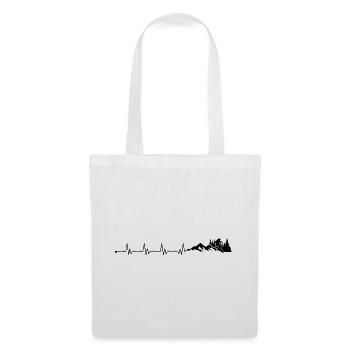 Heartbeat Snowboarding - Tote Bag - white - Front
