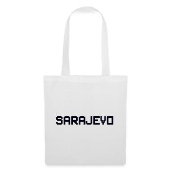 SARAJEVO Bosnien Bosnia - Stoffbeutel - Weiß - Vorne