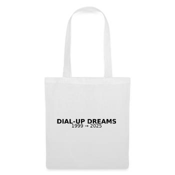 DIAL-UP DREAMS - Tote Bag - white - Front