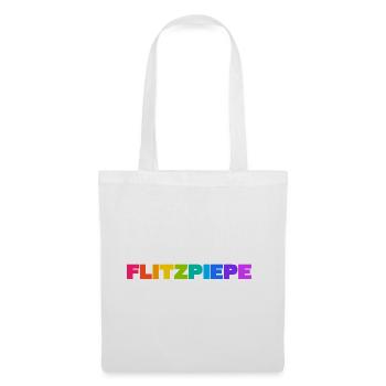 Flitzpiepe - Stoffbeutel - Weiß - Vorne