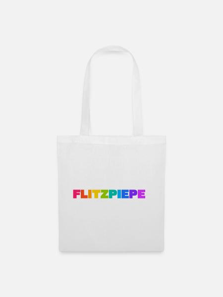 Flitzpiepe - Stoffbeutel - Weiß
