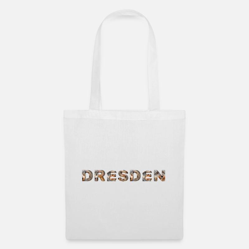 Dresden Hund - Stoffbeutel - Weiß