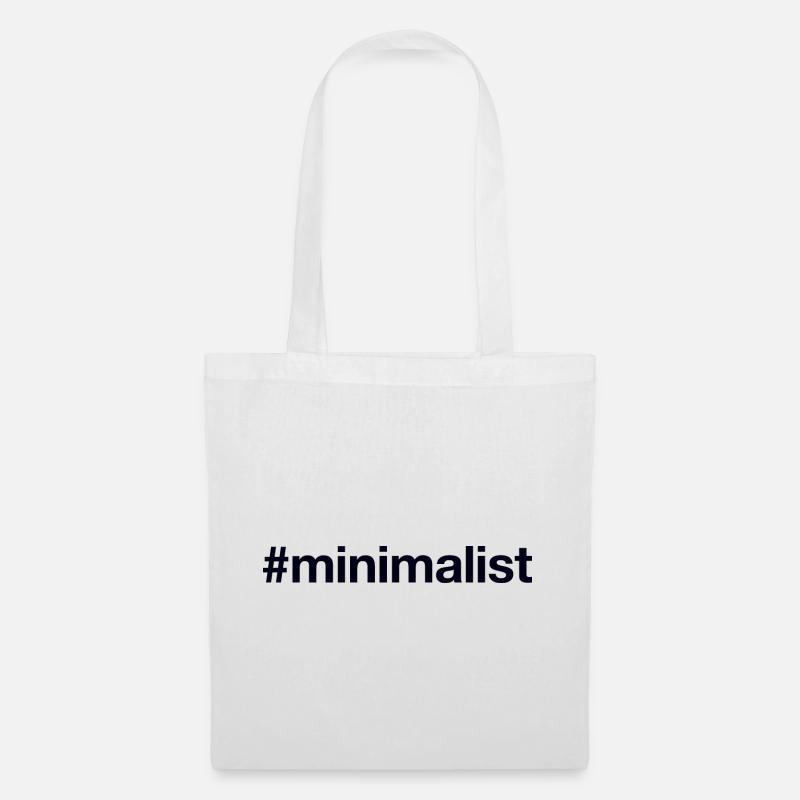 MINIMALIST - Stoffbeutel - Weiß