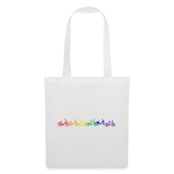 Das Leben ist bunt. - Stoffbeutel - Weiß - Vorne