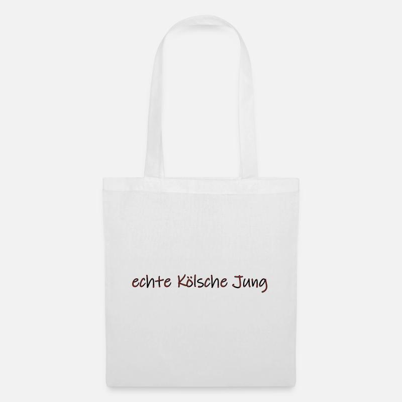echte Kölsche Jung - Stoffbeutel - Weiß
