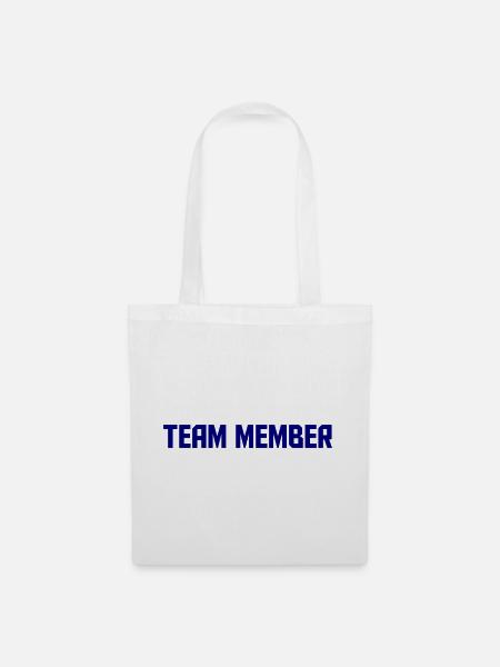 Team Member - Stoffbeutel - Weiß