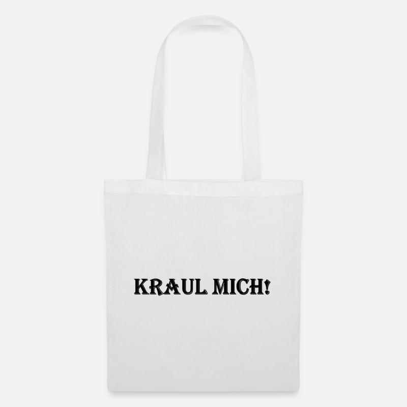 Kraul mich! - Stoffbeutel - Weiß