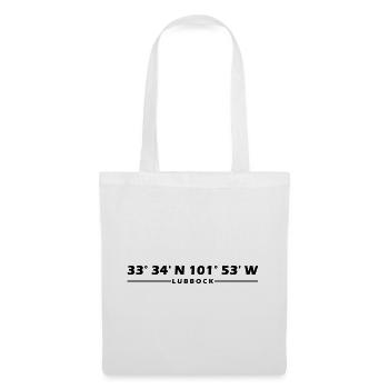 Lubbock Coordinates - Tote Bag - white - Front