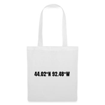 Rochester, Minnesota, USA Coordinates - Tote Bag - white - Front