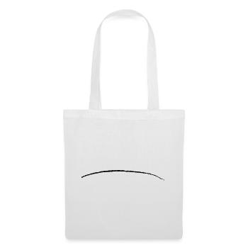 curved stroke brushstroke underscore line - Tote Bag - white - Front