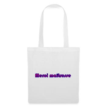 MERCI. MAÎTRESSE. MAÎTRE. MERCI MAÎTRESSE - Sac en tissu - blanc - Devant