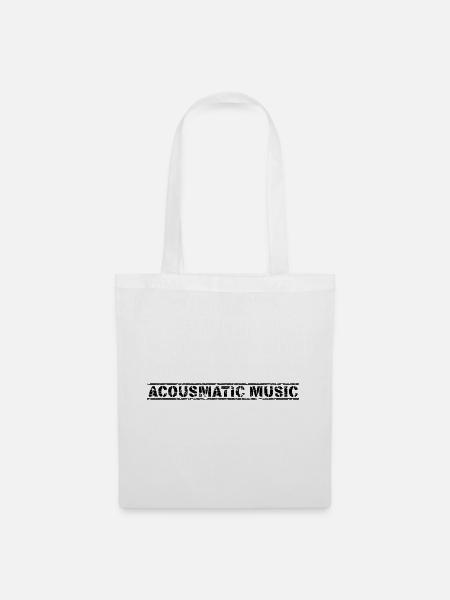 Acousmatic Music - Stoffbeutel - Weiß