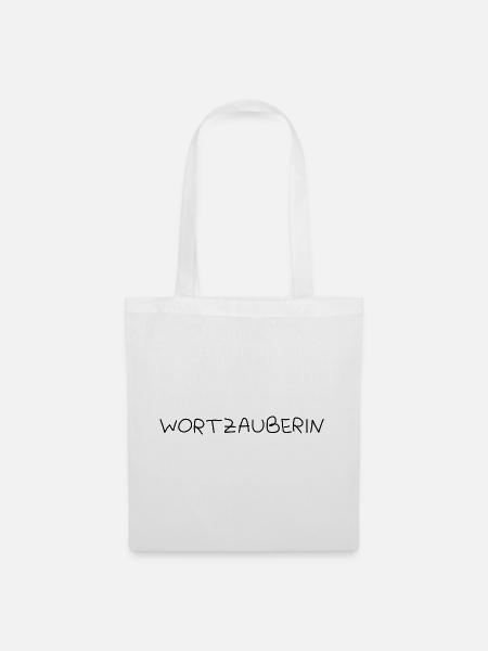 Wortzauberin - Stoffbeutel - Weiß