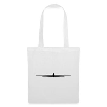 Linie Symbol Ornament - Stoffbeutel - Weiß - Vorne