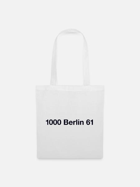 Berlin 61 Kreuzberg - Stoffbeutel - Weiß