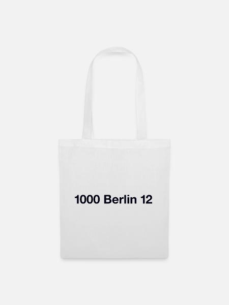 Berlin 12 Charlottenburg - Stoffbeutel - Weiß