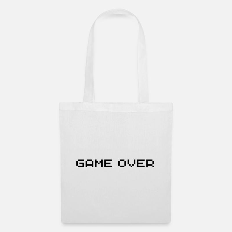 game over - Stoffbeutel - Weiß
